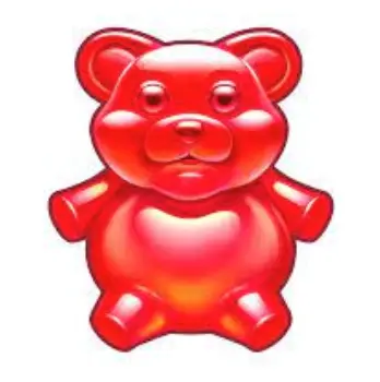 Roter Gummibär (mittel-niedrig)