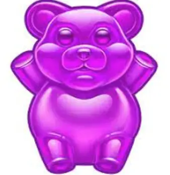 Lila Gummibärchen (niedrige Prämie)